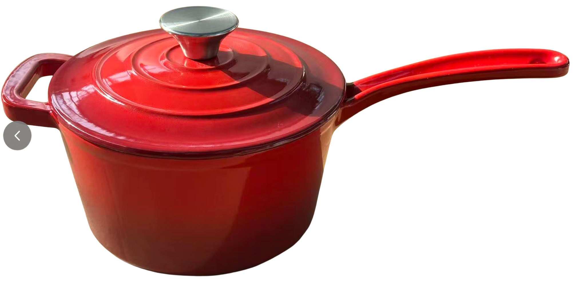 ENAMELED CAST IRON SAUCE POT - 19CM